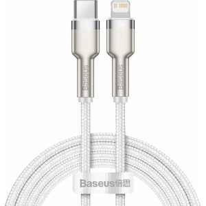 Baseus Cafule Series Metal Data USB-C / Lightning 20W PD cable 1 m - white