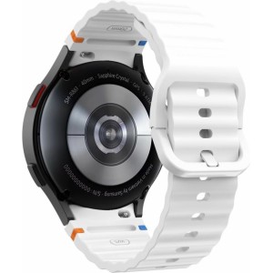 Tech-Protect Pasek Tech-Protect Silicone Sport na Samsung Galaxy Watch 4 / 5 / 5 Pro / 6 / 7 / FE - biały