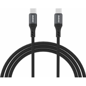 Dudao L3CC USB-C - USB-C 60W 1.2m Braided Cable - Black