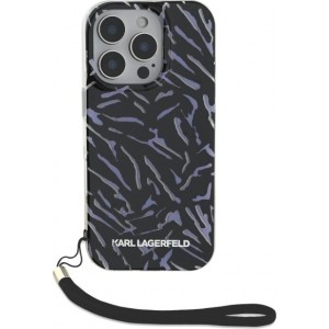 Karl Lagerfeld KLHCP16LHZBPKCCU iPhone 16 Pro 6.3" purple Zebra With Cord