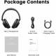 Ugreen HP202 HiTune Max5 on-ear wireless headphones with hybrid ANC noise reduction - black