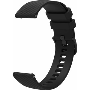 Marka Niezdefiniowana Silicone Strap for Huawei Watch GT2 / GT3 42mm - Black