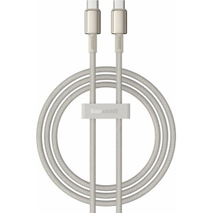 Baseus Tungsten Gold USB-C / USB-C cable 100W 1m - gold