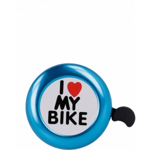 Telforceone Bike bell I love my bike blue