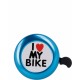 Telforceone Bike bell I love my bike blue