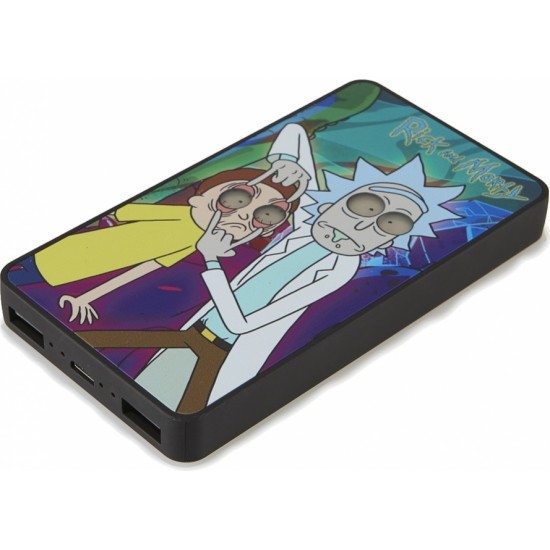 None Rick & Morty power bank 4000 mAh Light-Up Eyes