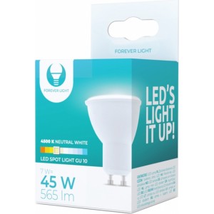 Telforceone LED Bulb GU10 3W 230V 3000K 240lm Forever Light