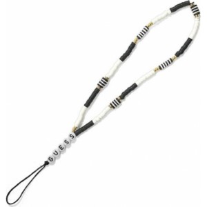 None Guess Strap GUSTBCKH black-white Heishi Beads