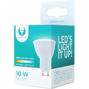 Telforceone LED bulb GU10 1W 230V 4500K 90lm Forever Light