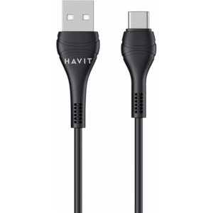 None HAVIT cable  CB6161 USB - USB-C  1,0m  black