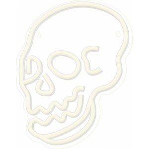 None Neon PLEXI LED SKULL white FPNE07 Forever Light