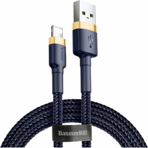 Baseus cafule Cable USB For iPhone Lightning 8-pin 1.5A CALKLF-CV3 2m Gold-Blue