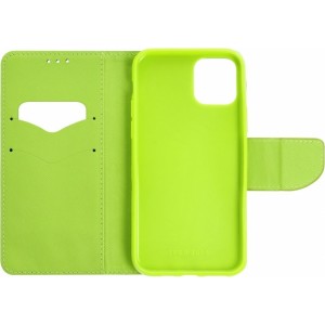 OEM FANCY Book case for SAMSUNG S24 ULTRA navy / lime