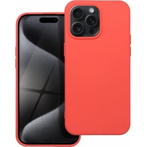 OEM SILICONE case for IPHONE 15 Pro Max peach