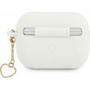 Guess case for APPLE AirPods Pro GUAPLSCHSH (Silicone Charm Heart Collection) white