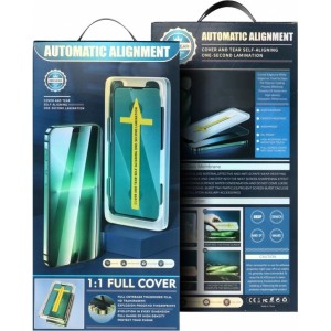 OEM 5D Full Glue Tempered Glass for iPhone 12 Pro black + applicator