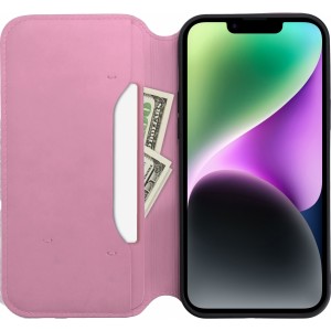 OEM DUAL POCKET Book case for XIAOMI Redmi Note 13 4G light pink