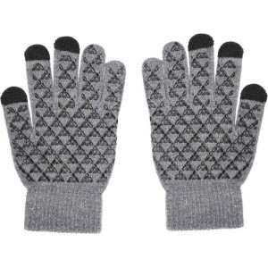 OEM Touch screen gloves TRIANGLE for Man grey