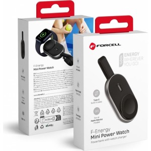 Forcell F-ENERGY Mini Power Watch powerbank 1A 2,5W 1200 mAh black