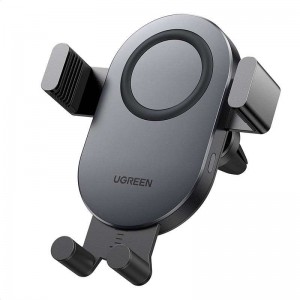 Ugreen CD256 air vent car holder with inductive charging (silver)
