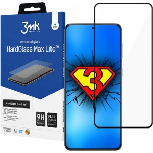 3MK HardGlass Max Lite Tempered Glass for Samsung Galaxy S22 Plus Black