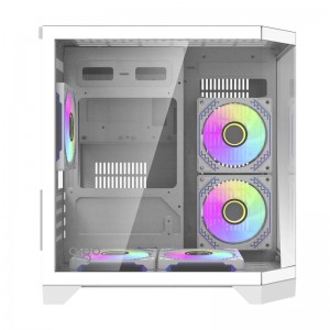 Darkflash Darflash FT350 computer case + 5 aRGB fans (white)