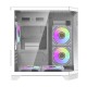 Darkflash Darflash FT350 computer case + 5 aRGB fans (white)