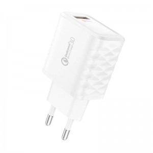 Foneng EU54 USB-A, 3A mains charger (White)