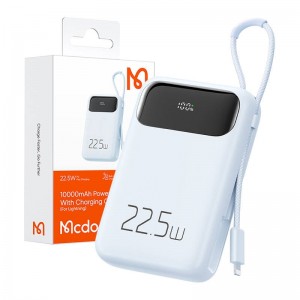 Mcdodo Power Bank MC-3254 10000mAh, 22.5W, for Light (blue)