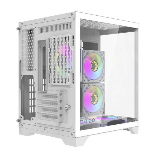 Darkflash Darflash FT350 computer case + 5 aRGB fans (white)