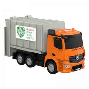 Double Eagle Remote control RC garbage truck 1:26 Double Eagle ( orange) Mercedes-Benz Antos E676-003