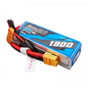 Gens Ace G-Tech 1800mAh 11.1V 45C 3S1P Lipo Battery Pack with XT60 Plug