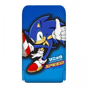 OTL Magnetic powerbank OTL 5000 mAh, USB-C 15W, Sonic The Hedgehoh with stand (blue)