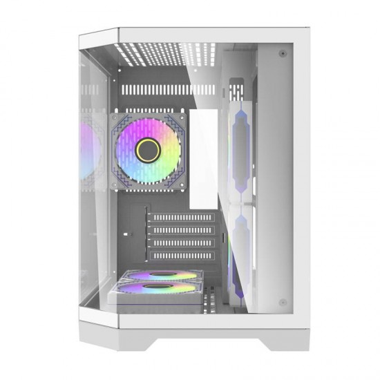 Darkflash Darflash FT350 computer case + 5 aRGB fans (white)