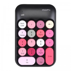 Mofii Wireless Numeric Keypad  X910 Black+Red