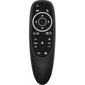 CP G10s Pro Universāla Smart TV Air Mouse - Bezvadu / IR Pults Balss Asistents & Giroskops un LED Melna