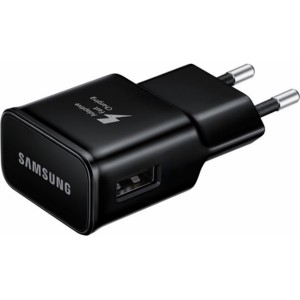 Samsung EP-TA20EBE Adaptīvs - Universāls 15W Lādētājs USB 2A Ligzdas Melns (OEM)