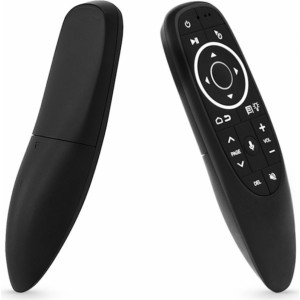 CP G10s Pro Universāla Smart TV Air Mouse - Bezvadu / IR Pults Balss Asistents & Giroskops un LED Melna