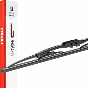 Amio Metal Windshield Wiper U-Type, size: 24