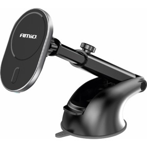 Amio Suction mount Phone Holder with Wireless Charger My Mag 15W AMIO-03771