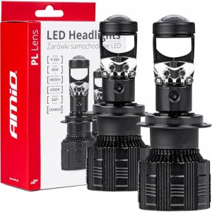 Amio LED Headlights H7/H18 PL Lens Series AMiO-03668