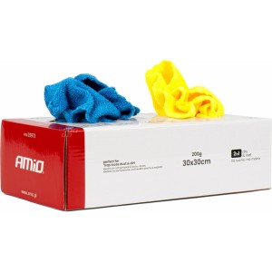 Amio Microfiber cloth pack 30x30cm 200g AMIO-03973