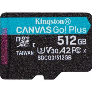 Kingston Canvas Go! Plu Карта Памяти microSDXC / 512GB / 10 UHS-I /170 MB/s
