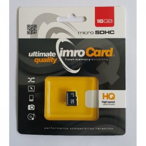 Imro Atmiņas Karte microSDHC 16GB / cl. 6