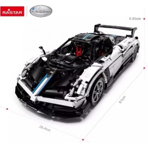 Rastar Pagani Huayra Rotaļu Automašina Konstruktor 2934gab 1:8