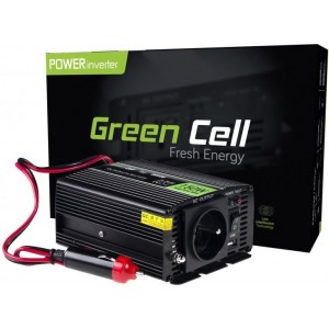 Greencell Green Cell 12V uz 230V Automašīnas strāvas pārveidotājs 150W / 300W