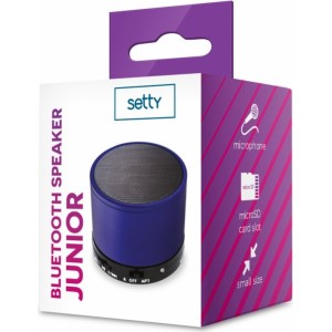 Setty Junior Bluetooth  Bezvadu Skaļrunis ar Micro SD / Aux / 3W