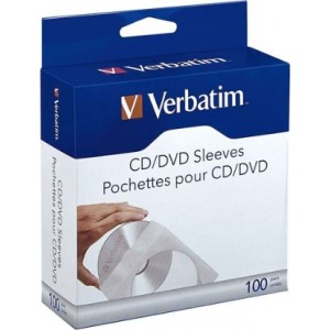 Verbatim CD/DVD papīra vāciņi 100gab