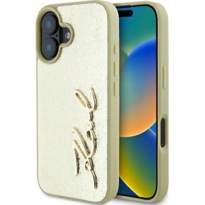 Karl Lagerfeld Metal Signature Aizsargapvalks priekš Apple iPhone 16