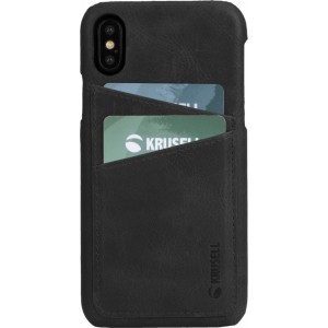 Krusell Sunne 2 Card Cover Apple iPhone XS Max vintage black